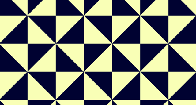 Blue Lemon Geometric Grid