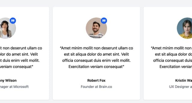 Best Tailwind Testimonials for Client Feedback