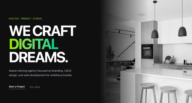 Digital Product Studio for UI/UX Design, Branding and Web Development