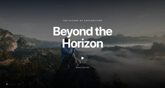 Fullscreen Video Background Hero Section